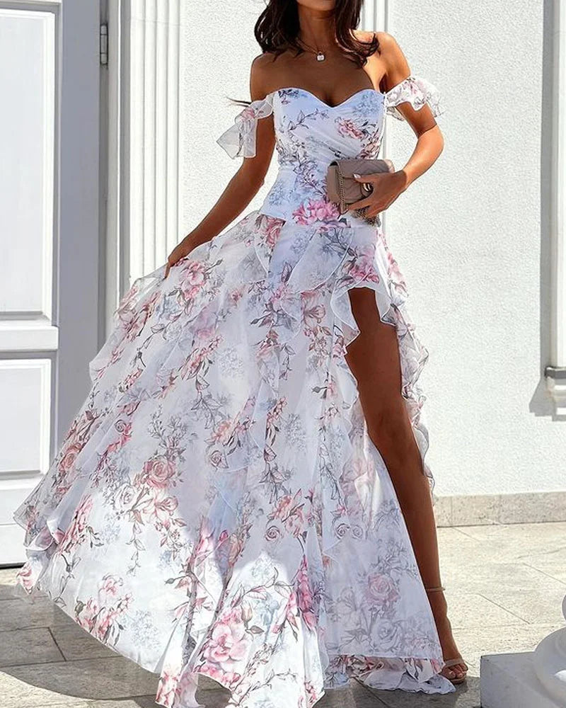 EB | Elegantes Geblümtes Kleid