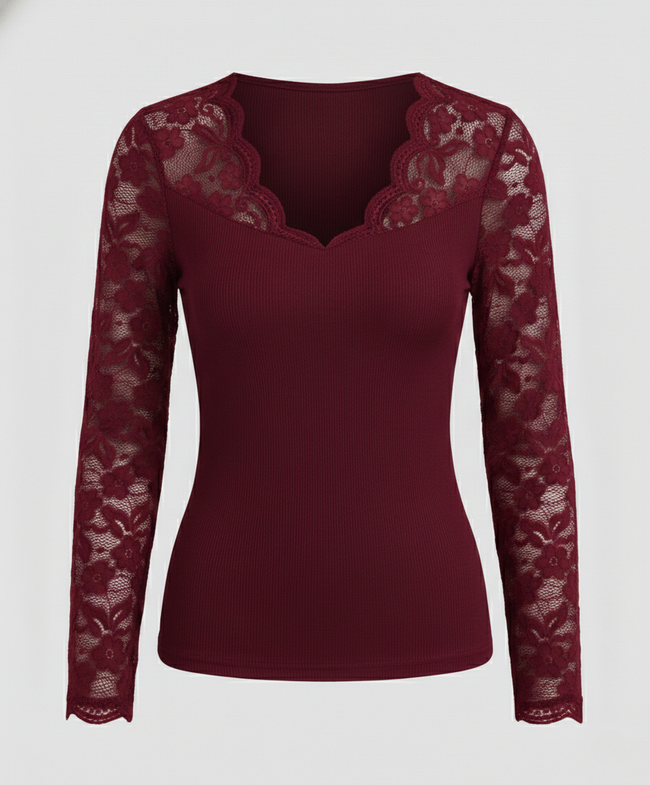 Eleganter Damen Spitzen-Bodysuit | EB
