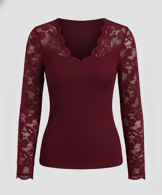 Eleganter Damen Spitzen-Bodysuit | EB