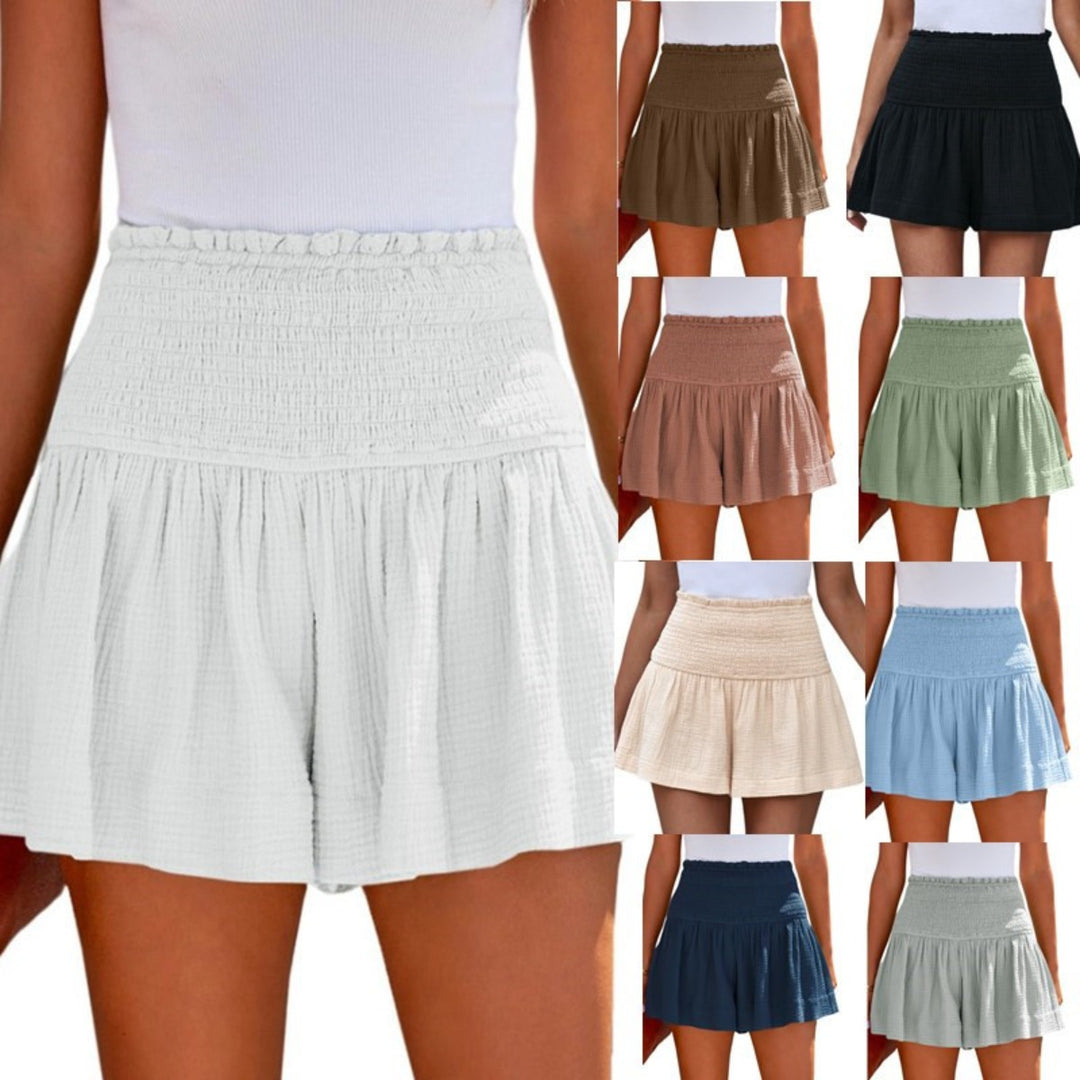EB | Lässige Drei-Punkt-Shorts aus Baumwolle