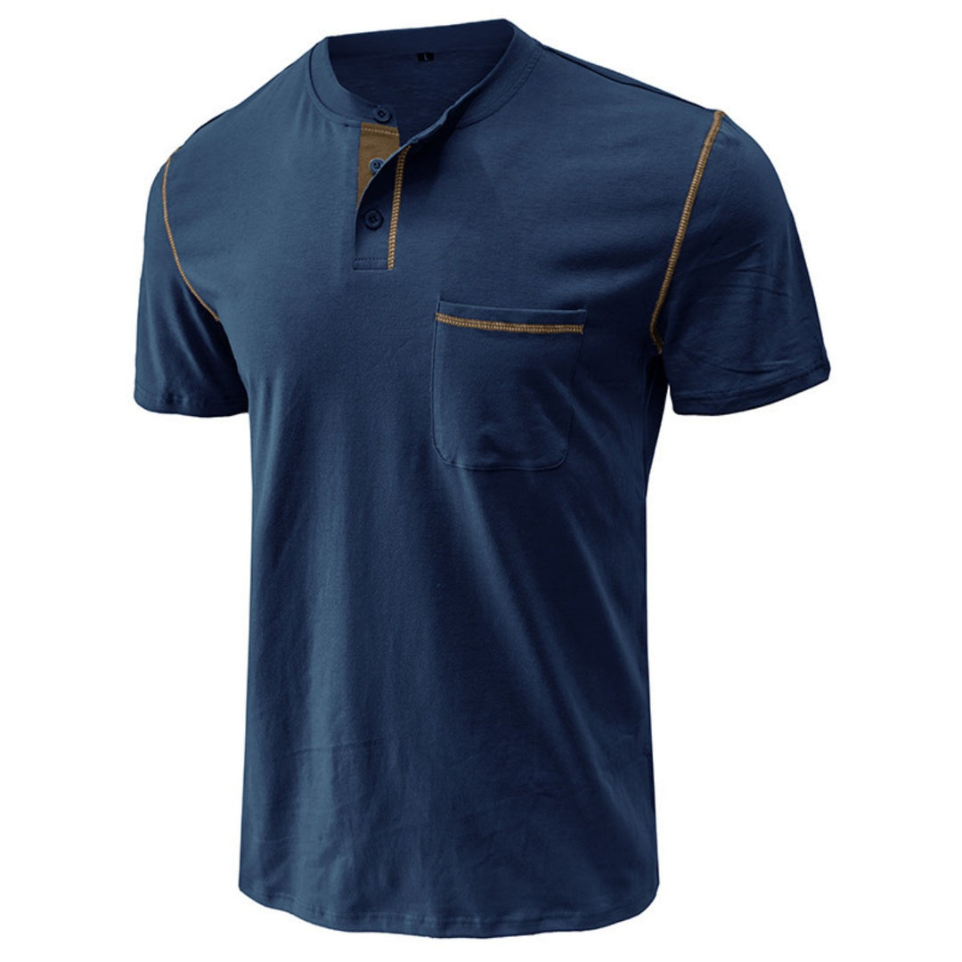 EB | Kurzärmeliges Henley-Hemd
