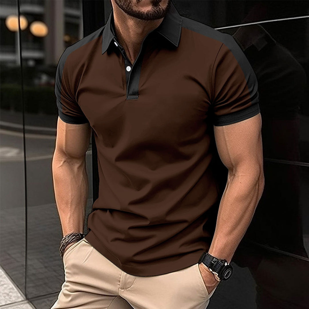 EB | Großes Twill-Poloshirt