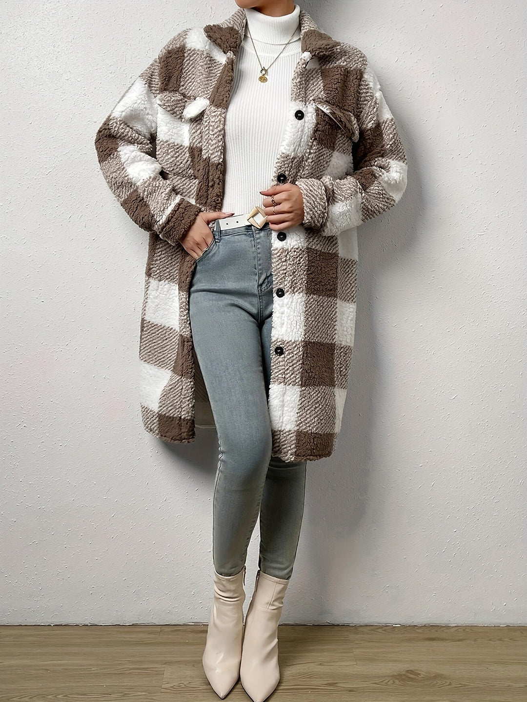 EB | Sherpa-Jacke - elegante Damen-Außenjacke für Stil und Wärme
