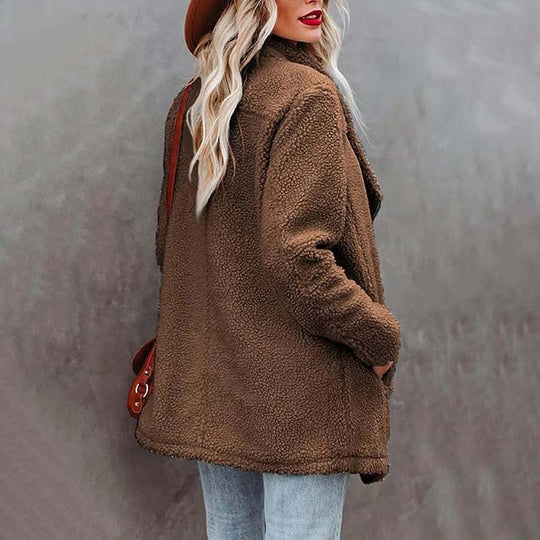 EB | Sherpa Jacke Polyester Weich, Warm