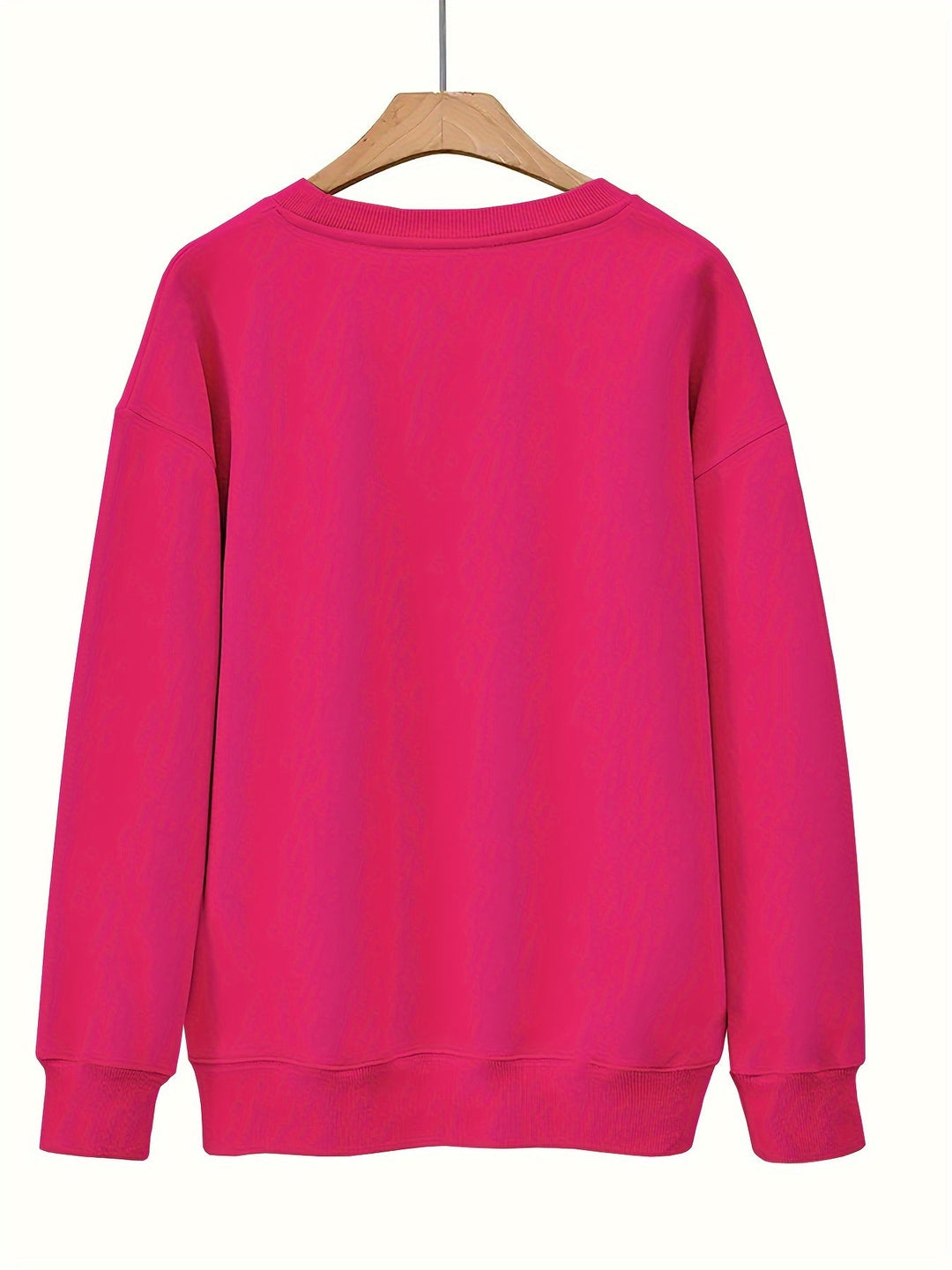 EB | Sweatshirt mit Künstlerischem Gesicht Baumwolle Trendy und Bequem