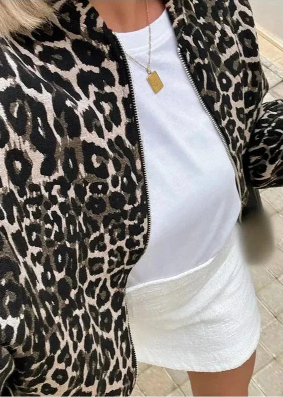 EB | Leoparden Bomberjacke