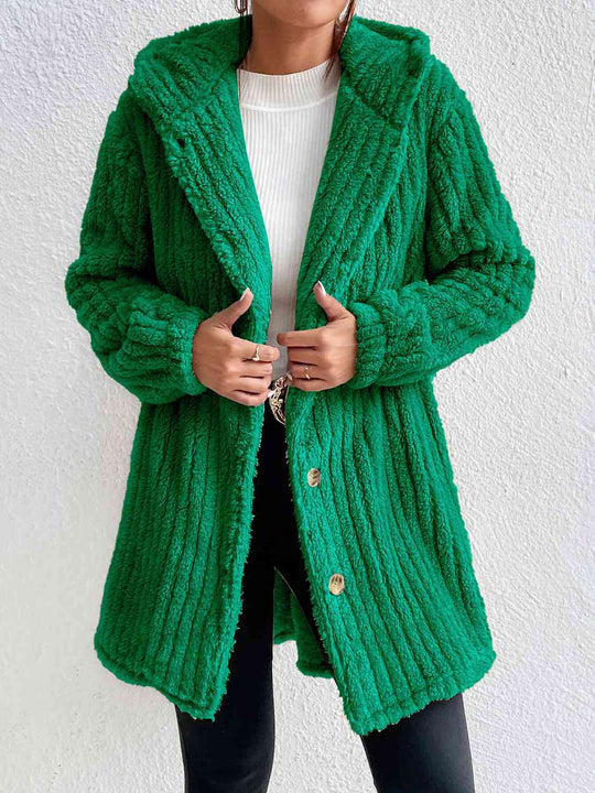 EB | Button Down Kapuzenmantel