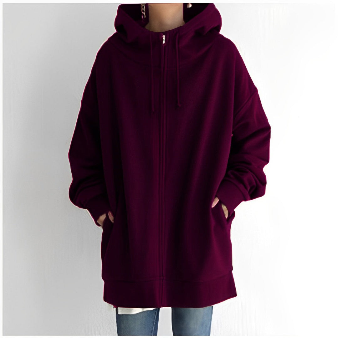 EB | Fleece-Hoodie mit Reißverschluss