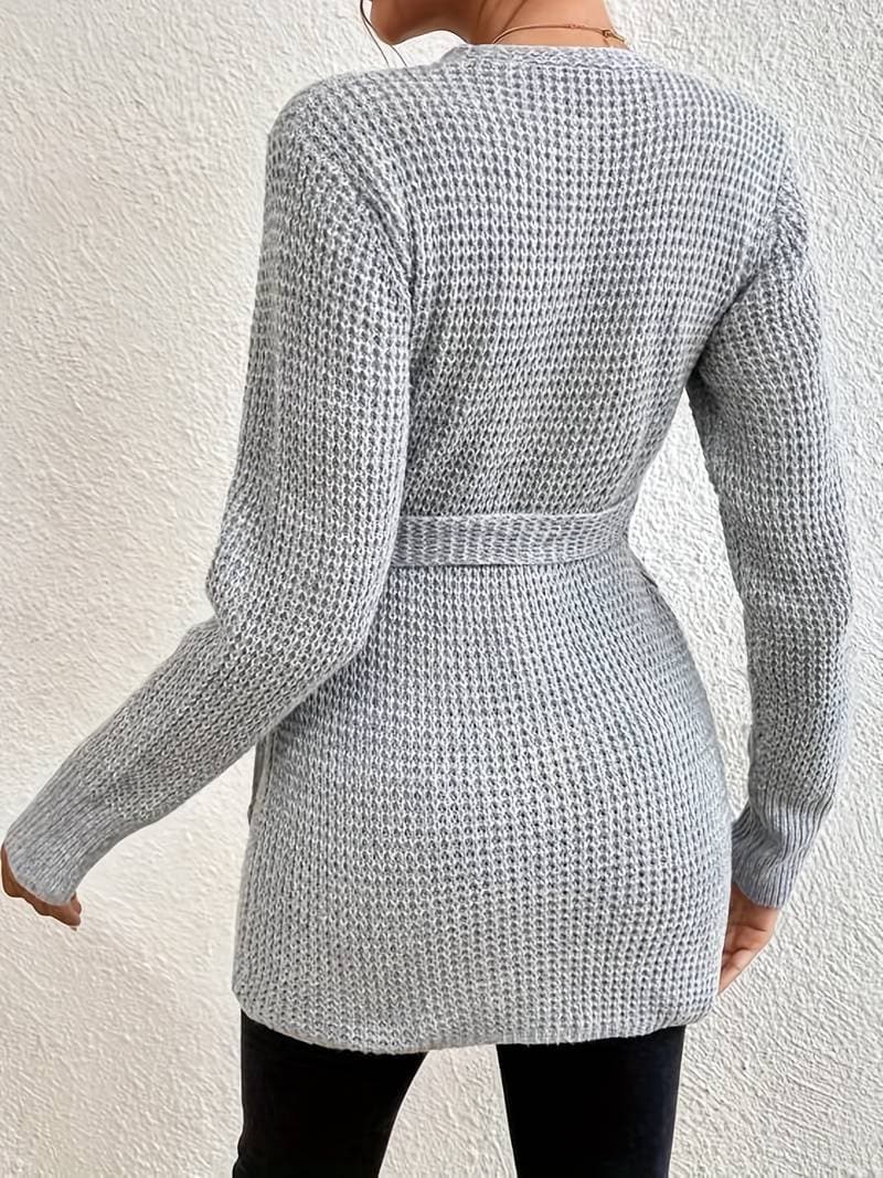 EB | Damen-Wickel-Strickjacke