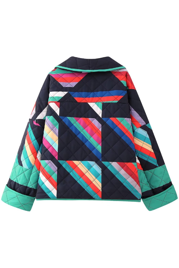 EB | Bedruckte Patchwork Baumwolljacke