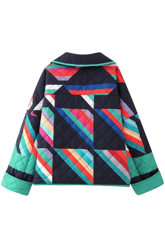 EB | Bedruckte Patchwork Baumwolljacke