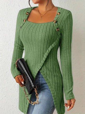 EB | Stilvoll Gerippter Pullover für Frauen