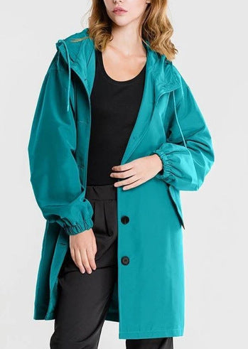 EB | Kapuzen-Windbreaker Übergroße Regenjacke Für Frauen Ideal für Outdoor-Aktivitäten