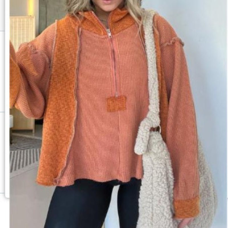 EB | Pullover mit Unregelmäßigem Saum für Herbst und Winter