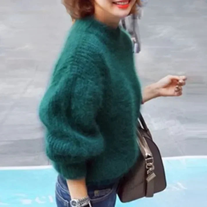 EB | Weinlese Angora Pullover