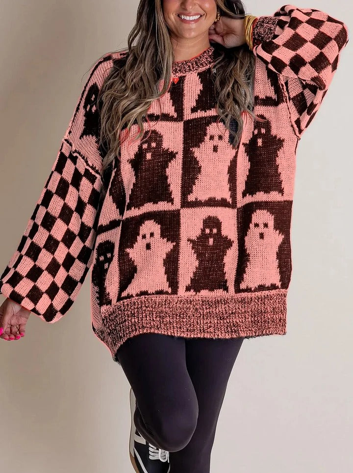 EB | Kariert Strickpullover