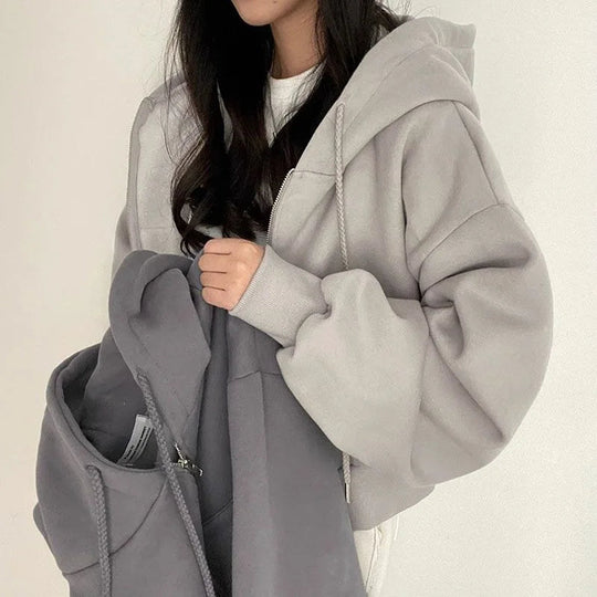EB | Stilvoller Kurzer Kapuzenpullover