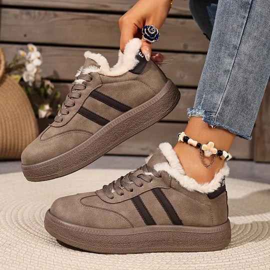 Bequeme Baumwoll-Sneaker mit warmem Innenfutter EB EB