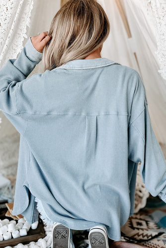 EB | Klassische Hemdjacke Corduroy Moderner Stil