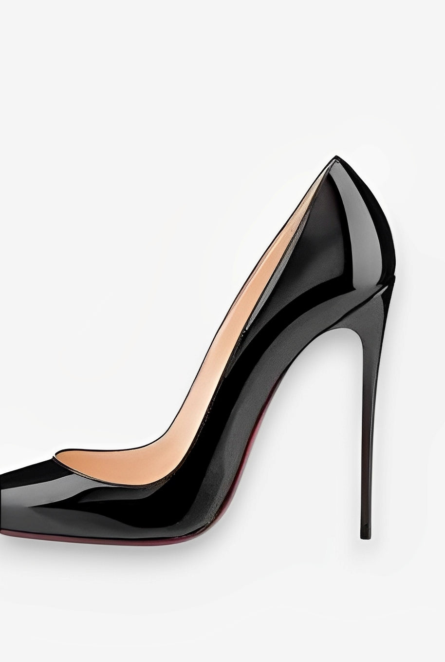 EB | Spitz Zulaufende 1rote Boden Schuhe