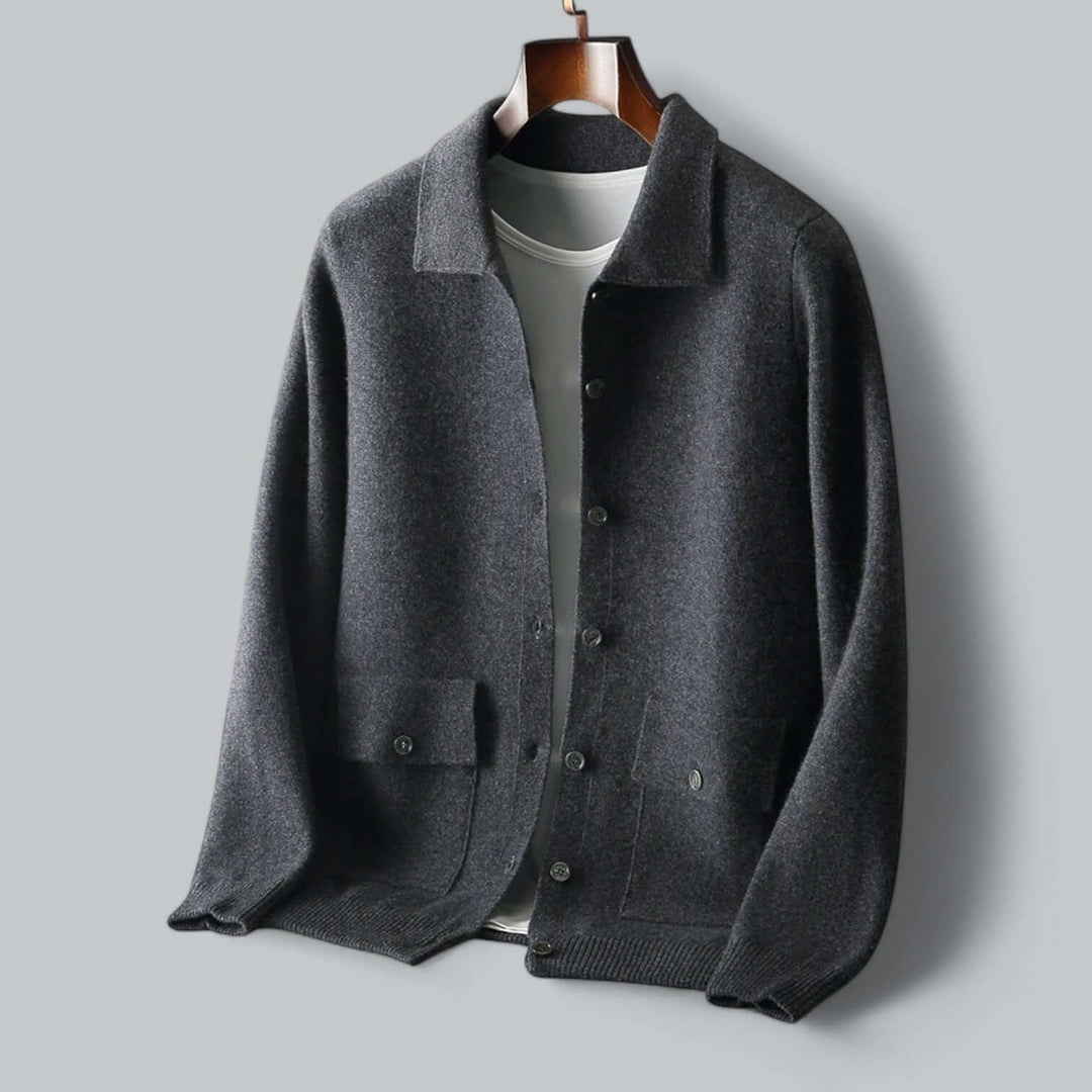 EB | Herren Mischung Cardigan Jacke