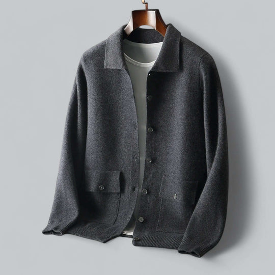 EB | Herren Mischung Cardigan Jacke