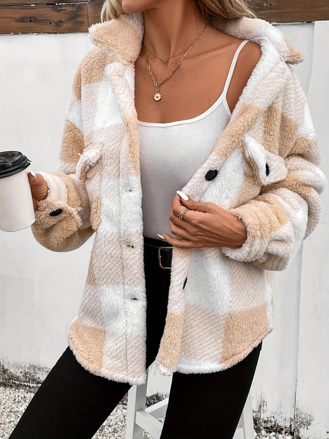 EB | Flanellhemd mit Karos Polyester Warm und Stilvoll