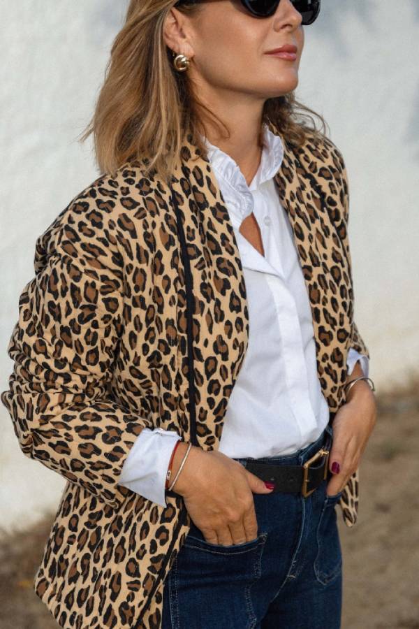 EB | Leopardenmuster Jacke