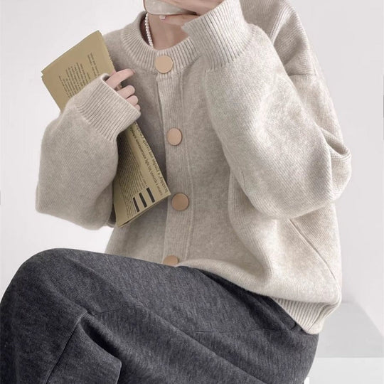EB | Strickjacke mit Knopfverschluss für Damen