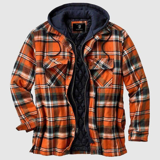 EB | Herren Freizeit Karo-Jacke - Frühling & Herbst Reguläre Passform