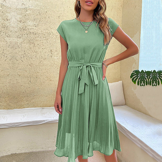 EB | Mint Green Pleated Dress