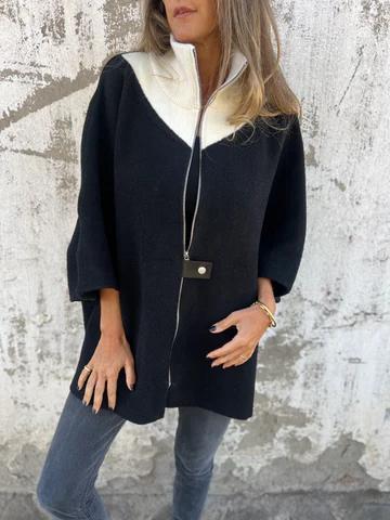 EB | Lässige Jacke mit hohem Kragen