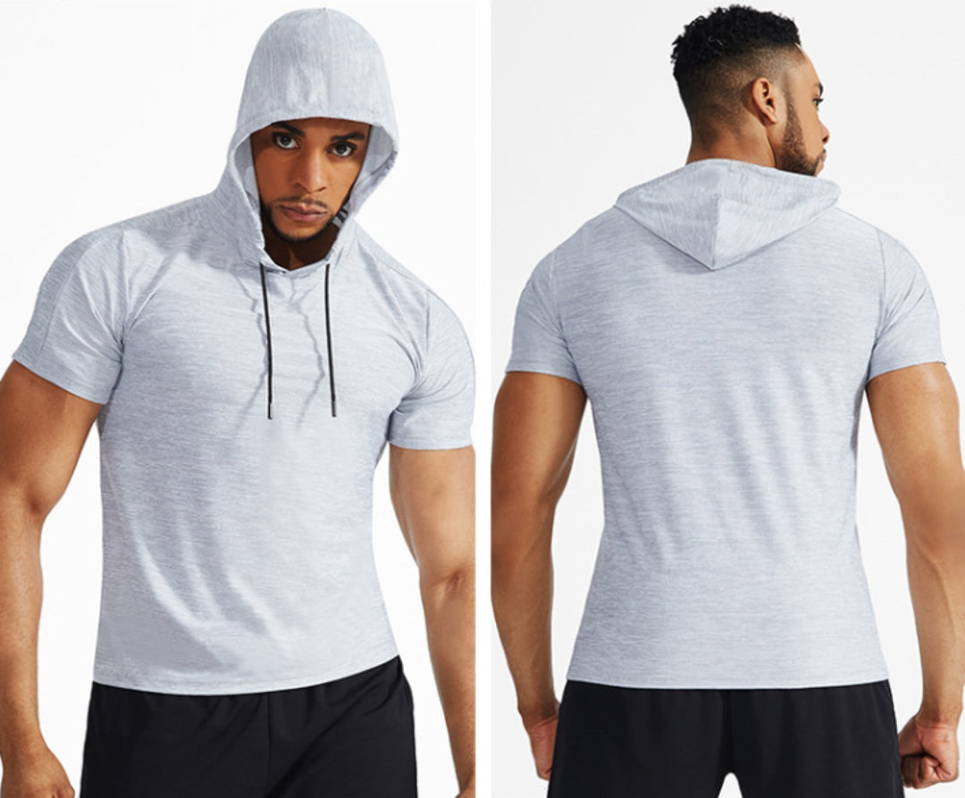 EB | Sport-Kapuzenpullover mit halben Ärmeln
