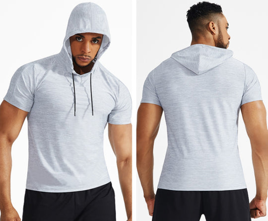 EB | Sport-Kapuzenpullover mit halben Ärmeln