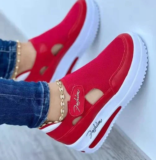 Damen Freizeit Sneakers Schuhe EB