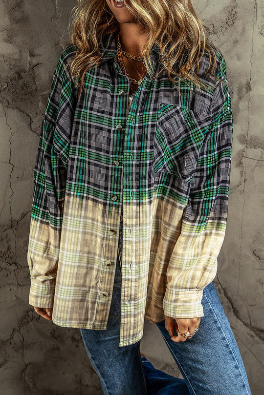 EB | Patchwork Cam Jacket in Checkered Cotton Blend Trendy und Unique