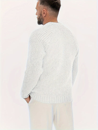 EB | Strickpullover Im Klassischen Design Acryl Komfortabel und Warm