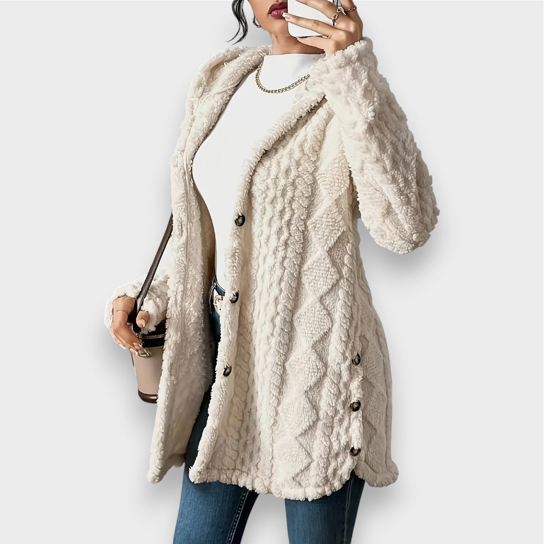 EB | Plüsch-Hoodie-Cardigan-Pullover