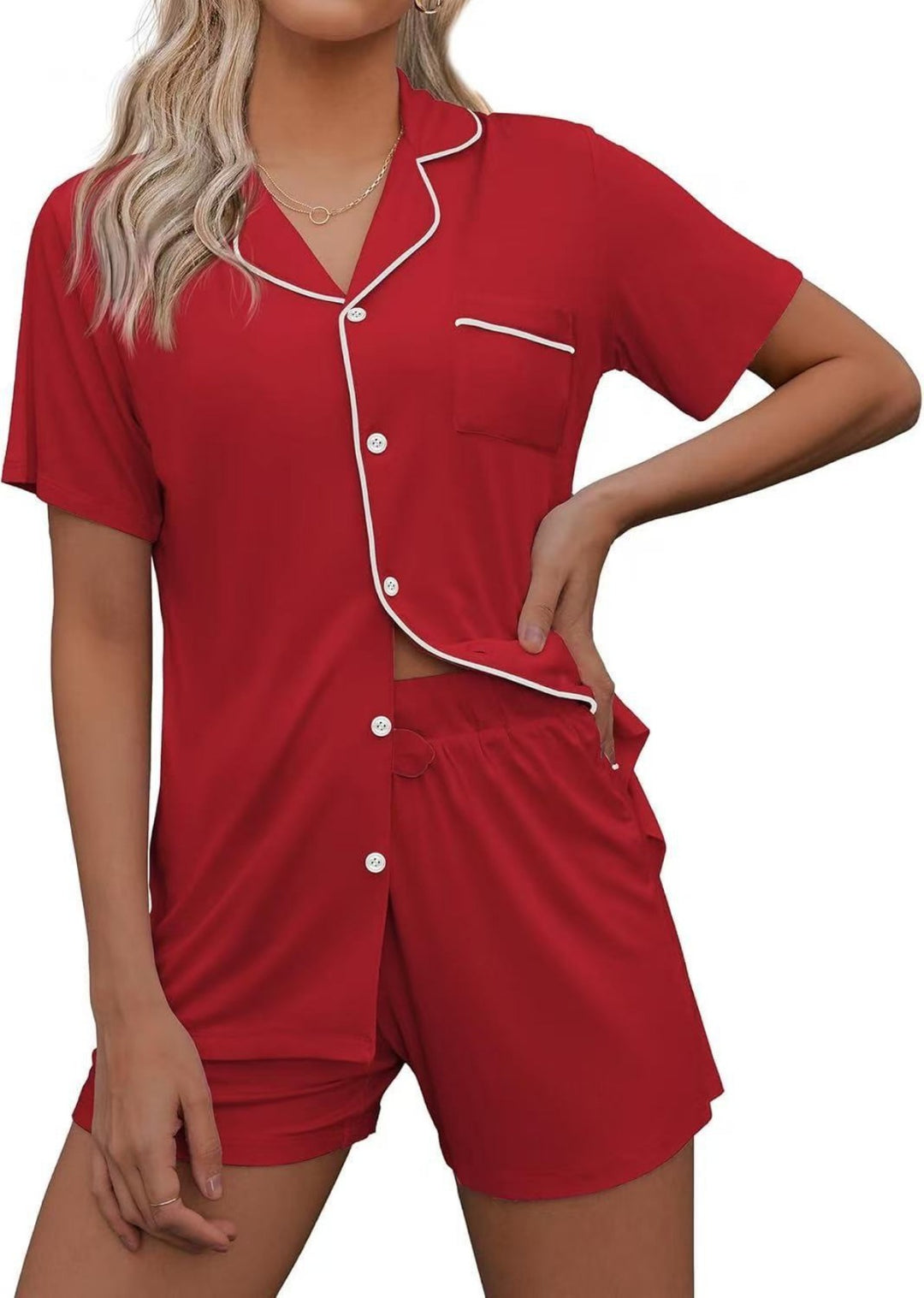 EB | Strickjacke Revers Loungewear Set
