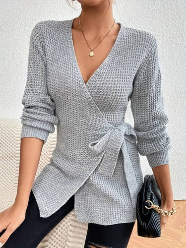 EB | Damen-Wickel-Strickjacke