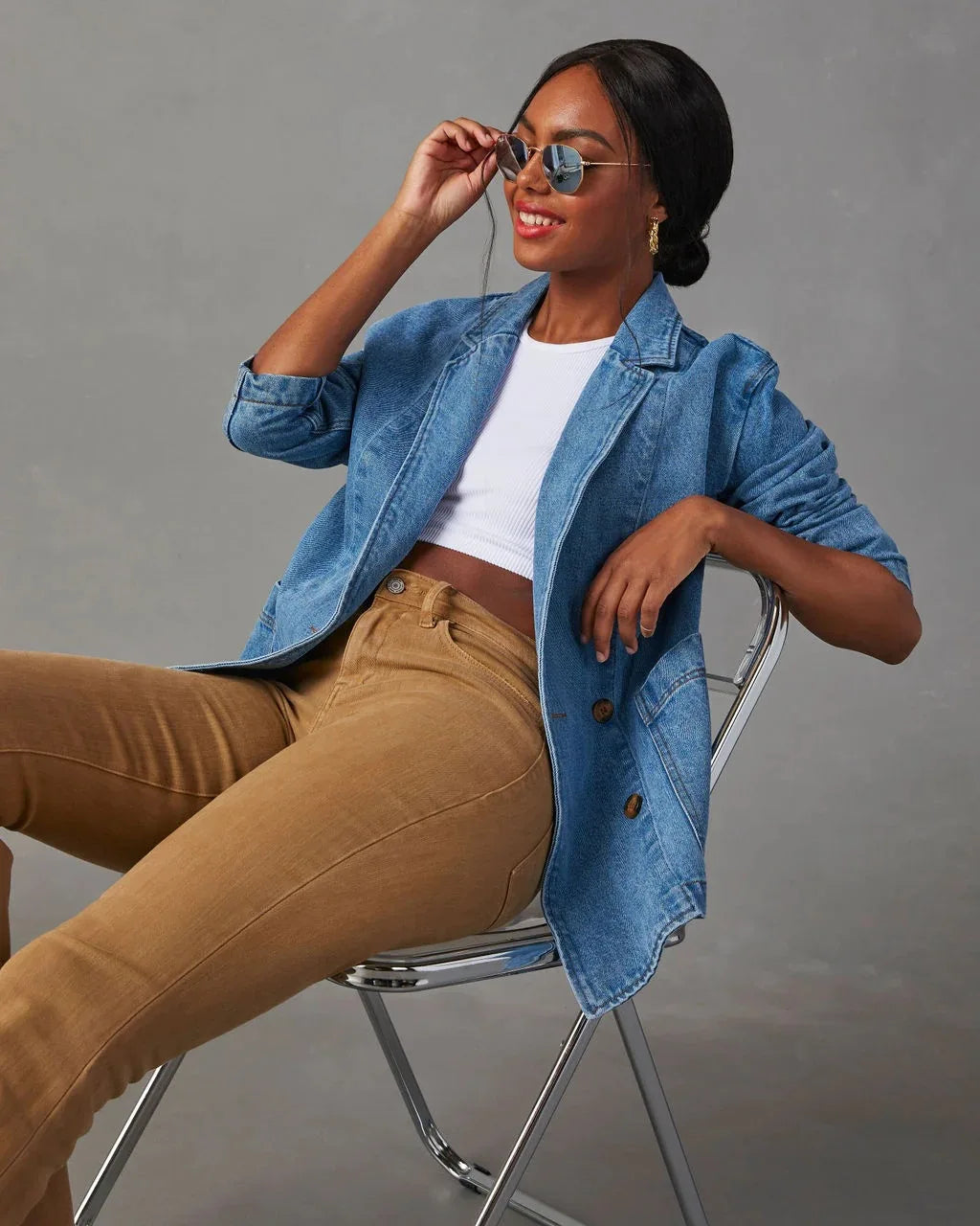 EB | Jeans Blazerjacke für Damen