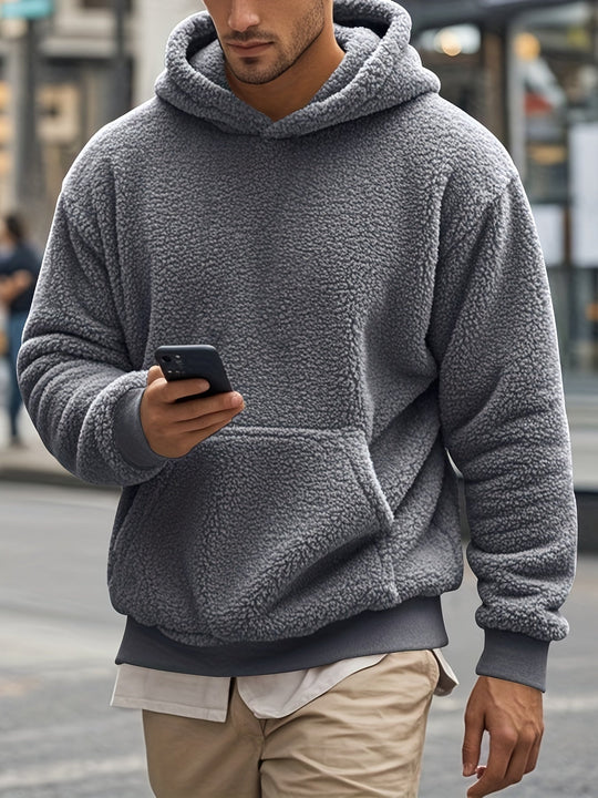 EB | Weiche Fleece-hoodie Polyester Komfort und Stil