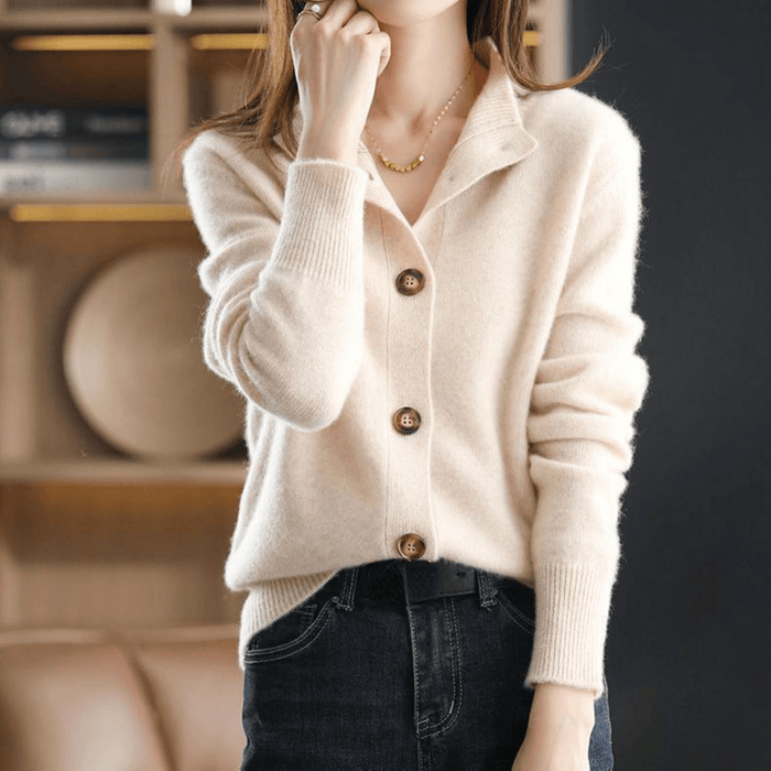 EB | kuscheliger Strick-Cardigan Pullover