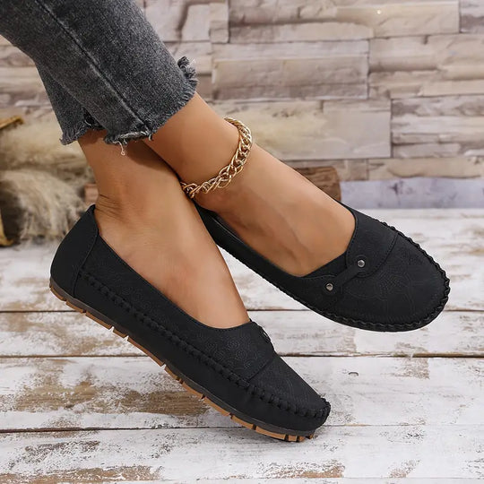 Damen-Lederschuhe, rutschfest & weich EB EB