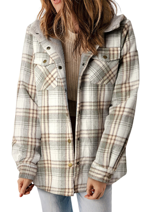 EB | Gitterjacke mit Plüschfutter Warm und Stilvoll Ideal für Den Alltag