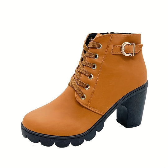 Schnürstiefelette Mit Absatz Sophia EB
