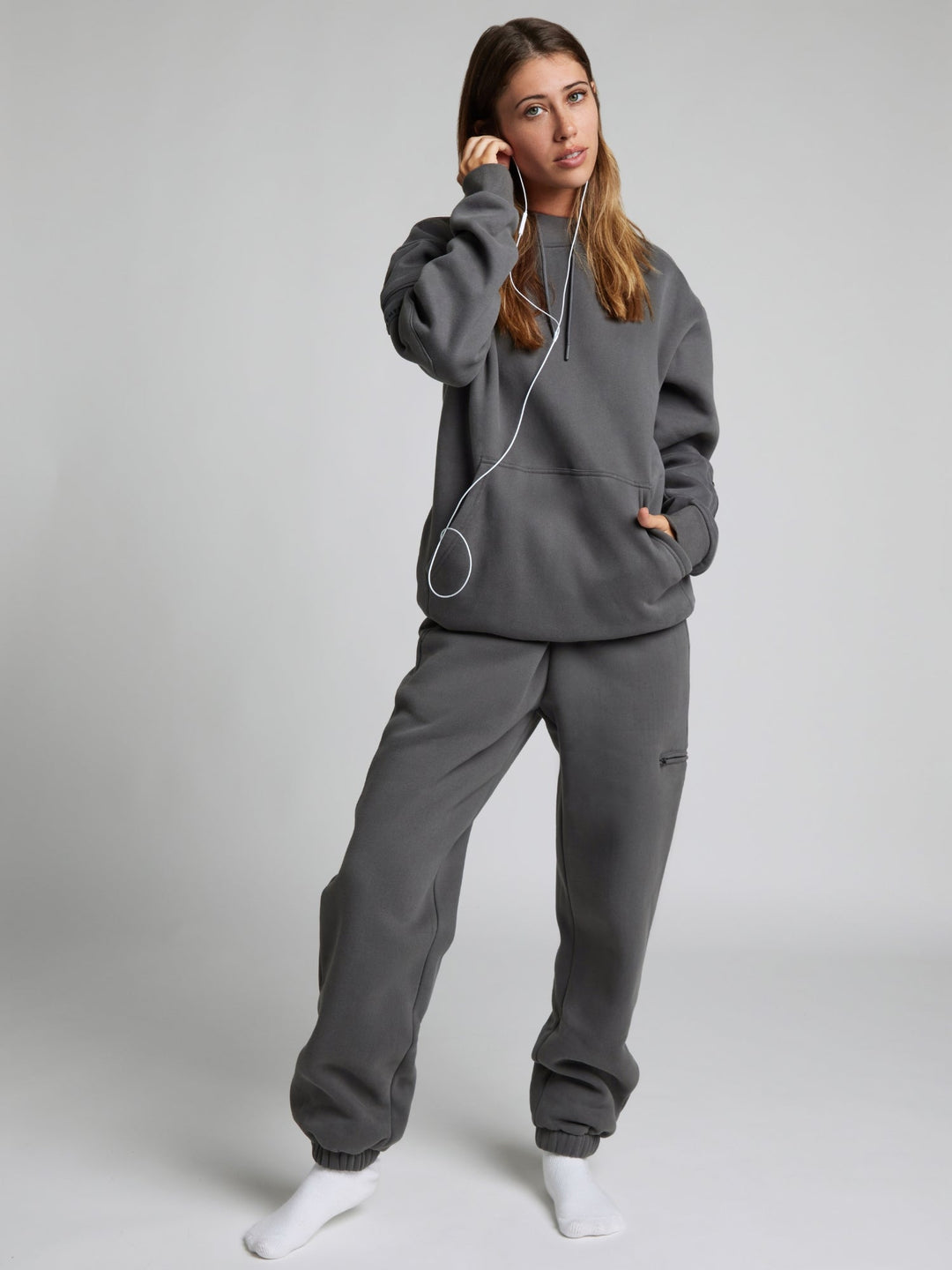 EB | Bequemer Reise-Hoodie mit Flugmodus-Grafik