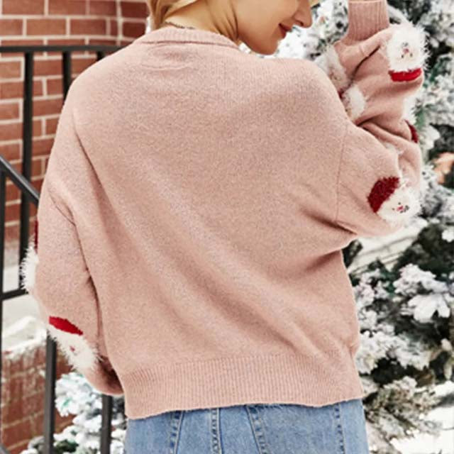 EB | Weihnachtlicher Strickpullover mit Rentiermotiv