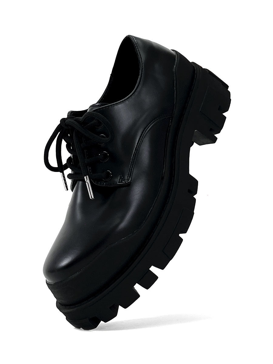 EB | Moderne Lederschuhe mit Dicker Sohle