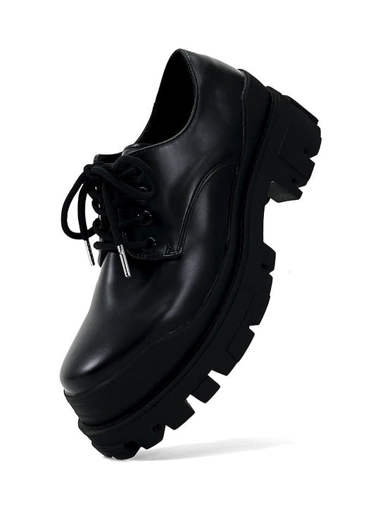 EB | Moderne Lederschuhe mit Dicker Sohle